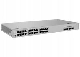 Tinklo jungiklis Huawei S220S-24P4J, 24x1GE RJ45 PoE+, 400W, 4x2.5GE SFP, AC maitinimas, nevaldomas