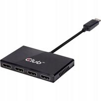 DisplayPort 1.2 vaizdo skirstytuvas CLUB3D, 4 monitoriams, USB maitinimas