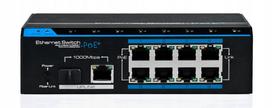 Tinklo jungiklis PoE 9 portų, 8x PoE, VONT-SP1108 OPTIVA