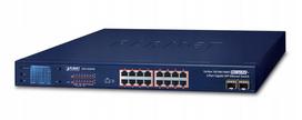 Tinklo jungiklis PLANET GSW-1820VHP, 18 prievadų, Gigabit, nevaldomas