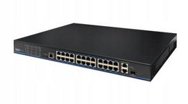 Tinklo jungiklis VONT-SP1124L-V2, 24 PoE FE prievadai