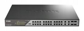 Tinklo jungiklis D-Link Smart, 28 gigabitiniai prievadai, PoE, 24 x