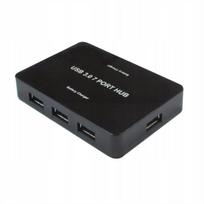 USB šakotuvas 7 lizdų, USB 3.2 Gen 1, su maitinimo adapteriu