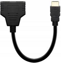 HDMI šakotuvas Sorthol 1x2, 1080P, 1 HDMI kištukas į 2 HDMI lizdus, 30 cm