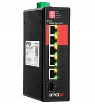 Pramoninis komutatorius PXI-S6-P4-U1G1F, 4 PoE portai, 1 RJ45, 1 SFP