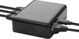 Tinklo šakotuvas 1 į 3 RJ45 Gigabit USB-C Ethernet prijungimui