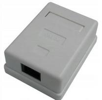 Tinklo lizdas DATACOM, 1 x RJ45, Cat5e UTP, paviršinis