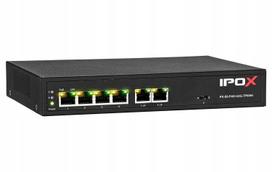 Komutatorius PX-S6-P4G-U2G-TP65/HI, 4 PoE portai, 2 RJ45 Gigabit