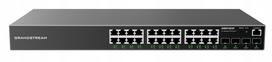 Tinklo jungiklis Grandstream GWN7803P, 24x 1Gb RJ45, 4x SFP, PoE