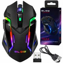 Belaidė optinė žaidimų pelė su LED RGB, USB, 2,4G