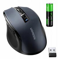 Belaidė pelė 4000DPI, USB, lazerinė, su AA baterija