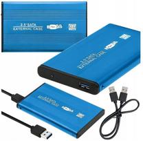 Išorinis kietasis diskas Western Digital 500GB, 2,5", mėlynas, USB