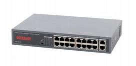 Tinklo komutatorius Ultralink FastEthernet, 16x PoE+, 2x UpLink