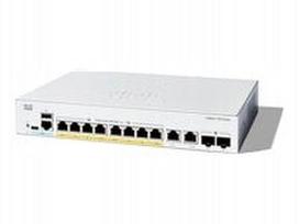 Tinklo jungiklis CISCO Catalyst 1300-8FP-2G, 8 PoE, 2 x 1G uplink portai