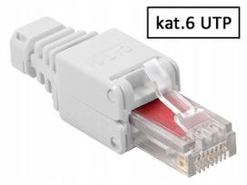 Kištukas RJ45/8P8C UTP Cat.6, AWG23-26, be įrankių