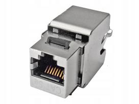Tinklo lizdas RJ45 8P8C, Cat. 5E, ekranizuotas, KEYSTONE, LSA jungtys
