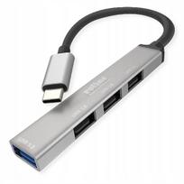 USB šakotuvas ROLINE 4 jungtys (1x 3.0, 3x 2.0), USB-C, USB 3.2 Gen 1