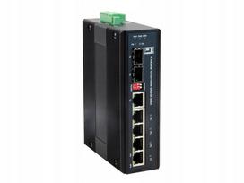 Pramoninis tinklo jungiklis LevelOne, 5x GE, 1x SFP/RJ45, metalinis korpusas
