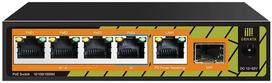 Tinklo jungiklis Conexpro GNT-P1006G6, 5 LAN, 4 PoE, 1 SFP