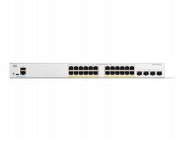 Tinklo jungiklis Cisco Catalyst 1300, 24 PoE GE prievadai, 4x 1G prievadai