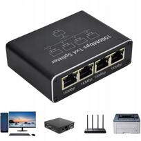Tinklo jungiklis 4 RJ45 LAN prievadai, USB-C, 1000Mbps