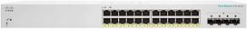 Tinklo komutatorius Cisco CBS220-24P-4G, 24x GbE RJ45, 4x SFP, PoE+, 195W