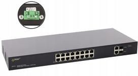 Tinklo jungiklis Pulsar SFG116WP, 16 PoE Gigabit prievadų, be maitinimo bloko