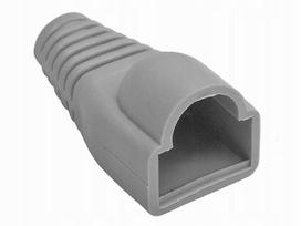 Lauko pilki RJ45/8P8C kištuko dangteliai, 100 vnt.