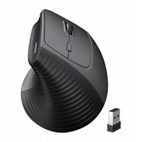 Belaidė ergonomiška pelė UGREEN M571, 2.4G, tyliai veikianti, juoda, USB
