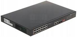 Pramoninis tinklo jungiklis DAHUA PFS3218-16ET-135, 16 PoE prievadų, SFP