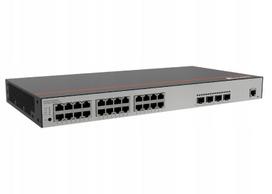 Komutatorius Huawei S5735R-L24P4S-A-V2, 24x1GE RJ45 (PoE+ 400W), 4x1G SFP, AC, L3