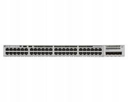 Komutatorius CISCO Catalyst C9200-48P-E, 48x1G RJ45, PoE+, 740W, Network Essentials