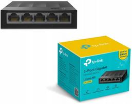 Tinklo jungiklis TP-LINK LS1005G, 5 portų, gigabitinis, be valdymo