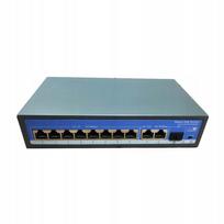 Tinklo komutatorius PoE, 8 PoE prievadai, 2 uplink, 1 SFP, 10/100/1000Mb/s