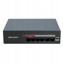 PoE maitinimo komutatorius IP kameroms, 4xPoE, 6 RJ45 lizdai