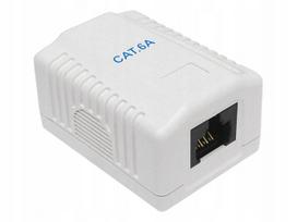 Tinklo lizdas LogiLink, 1x RJ45 (8P8C), Cat.6A, UTP, paviršinis, LSA jungtys