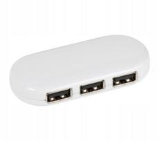 USB-C šakotuvas Vivanco, 4 USB 2.0 lizdai, 0,5 m, baltas