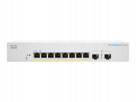 Tinklo jungiklis Cisco CBS220, 8x Gigabit PoE (65W), 2x 1G SFP