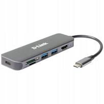 USB-C daugiafunkcis hubas D-Link DUB-2327