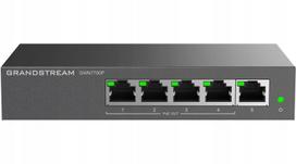 Tinklo jungiklis Grandstream GWN7700P, 5 prievadai, 4 PoE