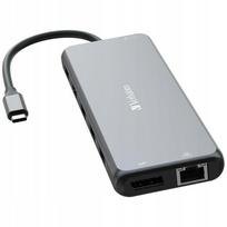 USB-C šakotuvas Verbatim: 2x HDMI, DisplayPort, Ethernetas, 6x USB-A, 2x USB-C, 3,5 mm jungtis