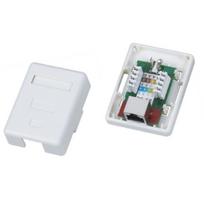 Kompiuterinė dėžutė su ekranuotomis 8p8c RJ45 Cat5e jungtimis