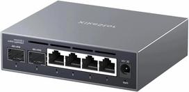 Valdomas tinklo komutatorius, 6 prievadai, 2.5G, 4x RJ45, 2x SFP+
