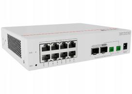 Tinklo jungiklis S5751-L8T2HX-RUA, 8x1GE RJ45, 2x10G SFP, PoE per hibridinį kabelį