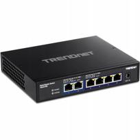 Tinklo jungiklis TRENDnet TEG-S762, 6 jungtys, 10G, juodas, metalinis
