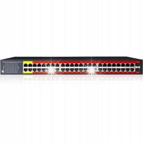 Tinklo jungiklis GetFort 48 PoE, 2 SFP, 800W, gigabitinis
