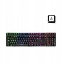 Klaviatūra Sharkoon PureWriter RGB, juoda, FR, Kailh Choc Low Profile Blue