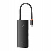 USB-C adapteris Baseus Lite Series 6in1: HDMI 4K, USB 3.0, PD, SD, TF, juodas