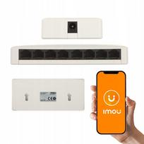 Tinklo jungiklis IMOU SG108C, 8 LAN (RJ45) prievadai, 10/100/1000Mbps Gigabit