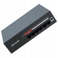 PoE maitinimo šaltinis Hikvision DS-XS06-P, 4 jungtys, IP kameroms